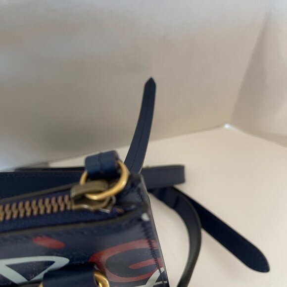 Gucci 445597 Ghost GG Stars Big Pouch Multicolor Leather Clutch (152481) - Picture 5 of 9